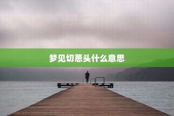 梦见切葱头什么意思