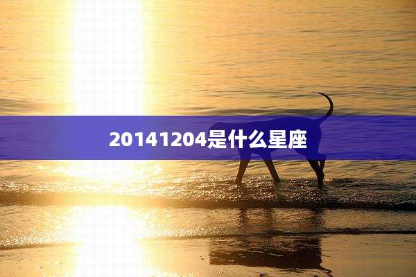20141204是什么星座