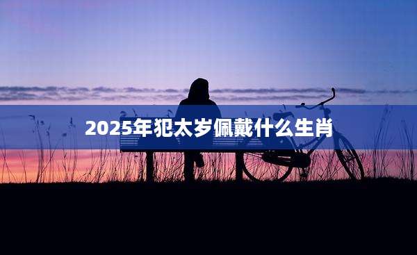 2025年犯太岁佩戴什么生肖