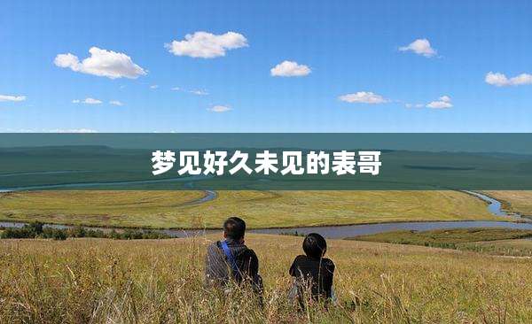 梦见好久未见的表哥