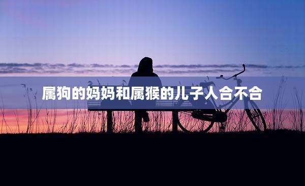 属狗的妈妈和属猴的儿子人合不合