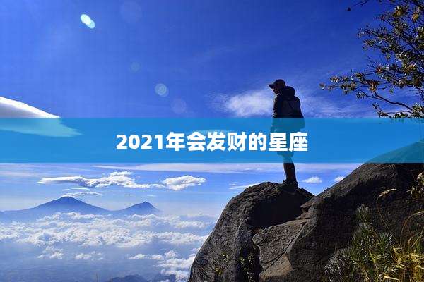 2021年会发财的星座