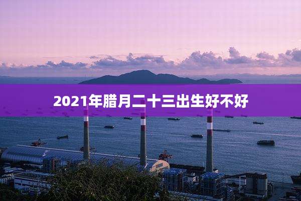 2021年腊月二十三出生好不好