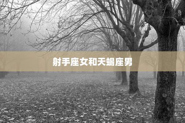 射手座女和天蝎座男