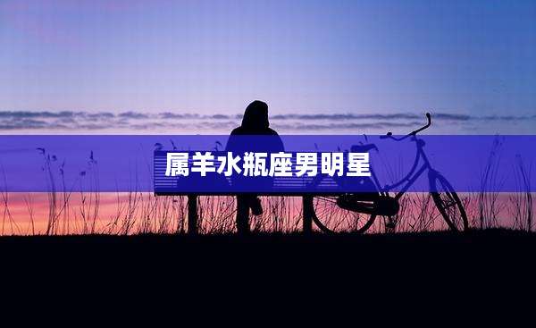 属羊水瓶座男明星