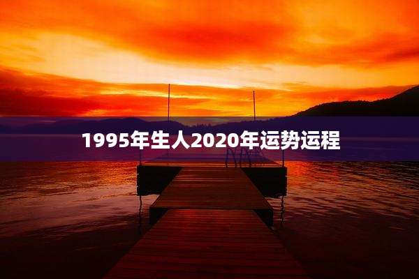 1995年生人2020年运势运程