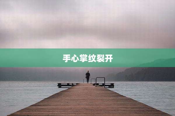 手心掌纹裂开