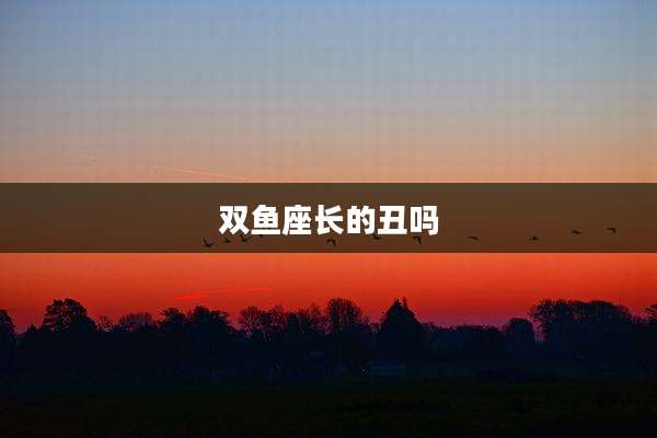 双鱼座长的丑吗