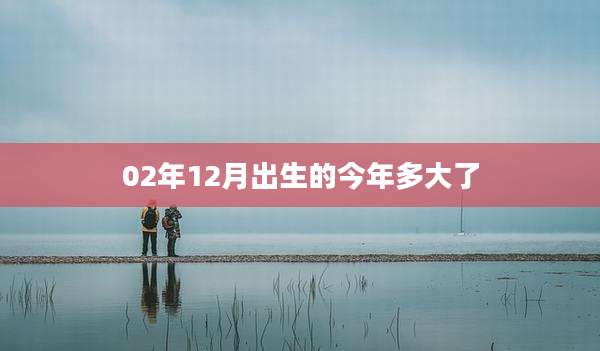 02年12月出生的今年多大了