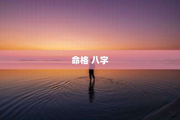 命格 八字
