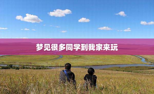 梦见很多同学到我家来玩
