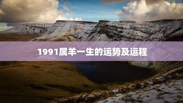 1991属羊一生的运势及运程