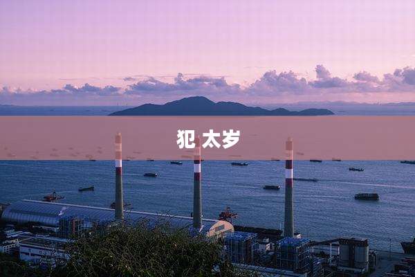 犯 太岁