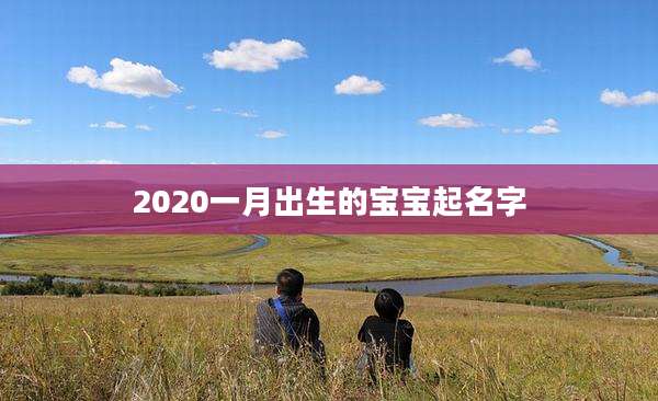 2020一月出生的宝宝起名字