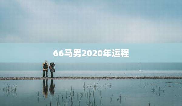 66马男2020年运程