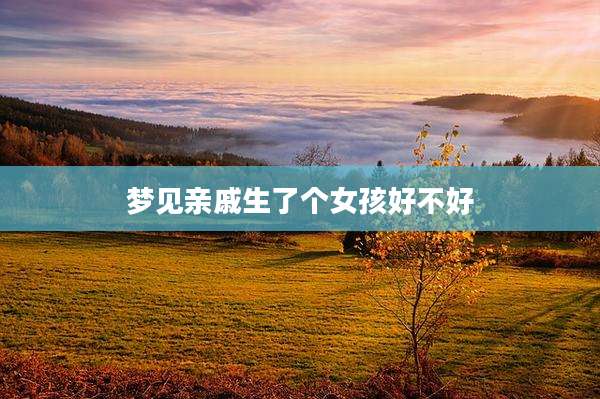 梦见亲戚生了个女孩好不好
