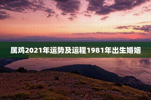 属鸡2021年运势及运程1981年出生婚姻