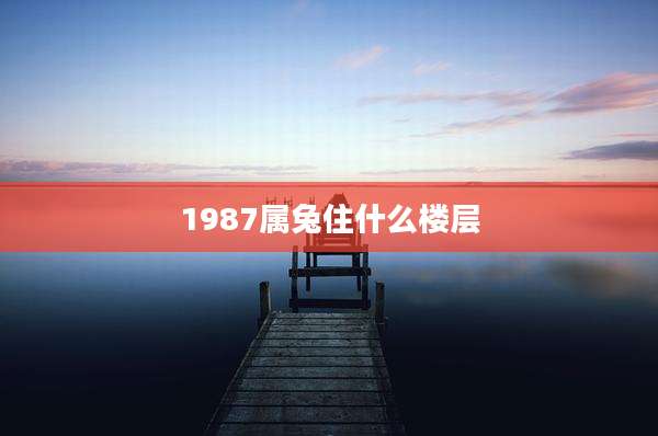 1987属兔住什么楼层