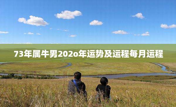 73年属牛男202o年运势及运程每月运程