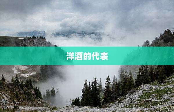 洋酒的代表