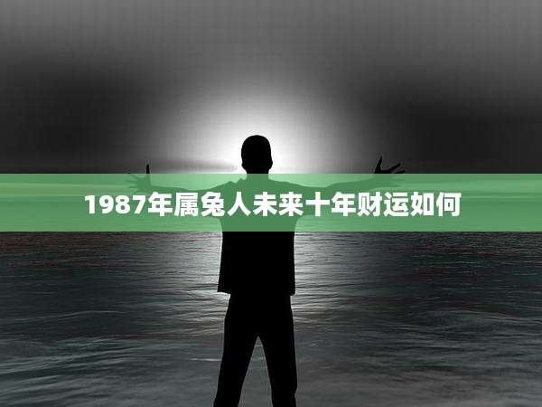 1987年属兔人未来十年财运如何