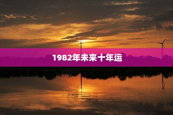 1982年未来十年运