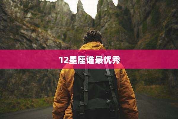 12星座谁最优秀