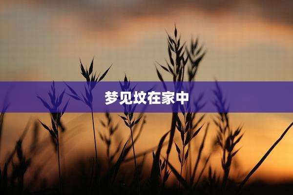 梦见坟在家中