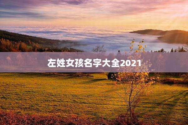 左姓女孩名字大全2021