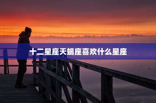 十二星座天蝎座喜欢什么星座