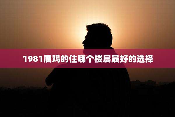 1981属鸡的住哪个楼层最好的选择