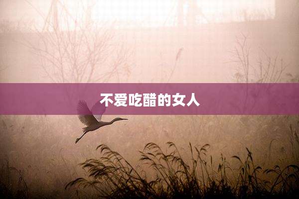 不爱吃醋的女人