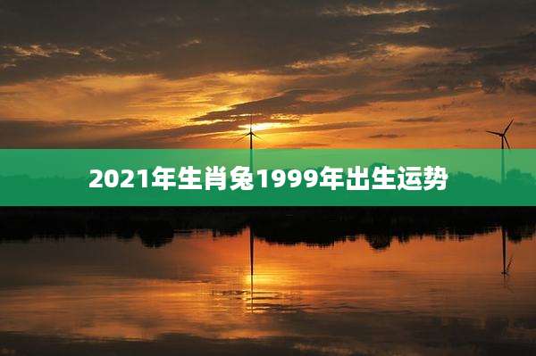 2021年生肖兔1999年出生运势