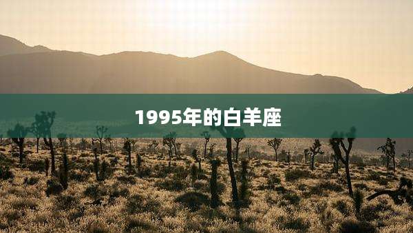 1995年的白羊座