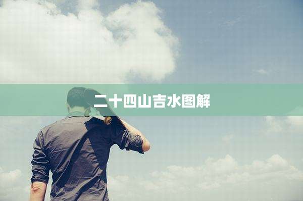 二十四山吉水图解