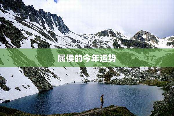 属侯的今年运势