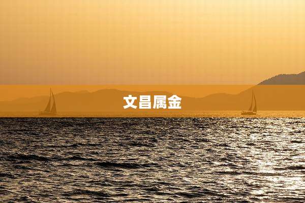 文昌属金