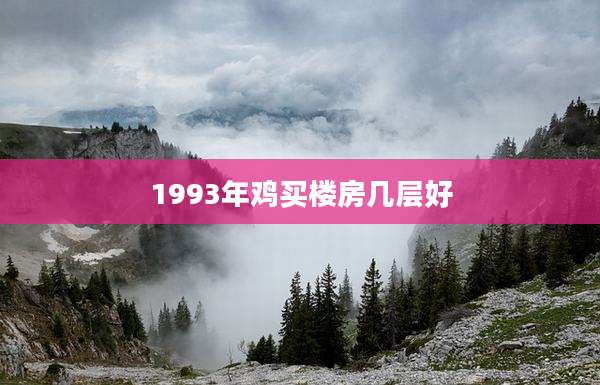 1993年鸡买楼房几层好