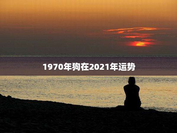 1970年狗在2021年运势