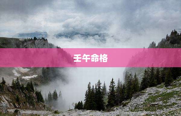壬午命格