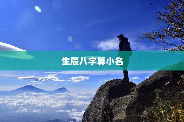 生辰八字算小名