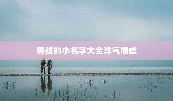 男孩的小名字大全洋气属虎