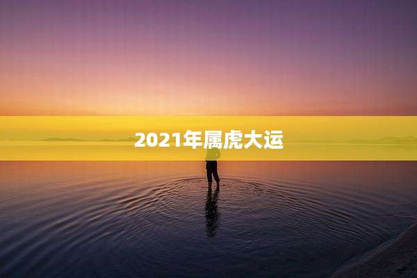 2021年属虎大运