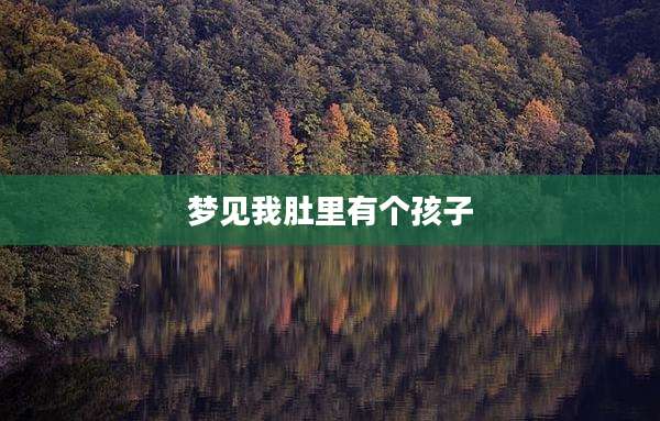 梦见我肚里有个孩子