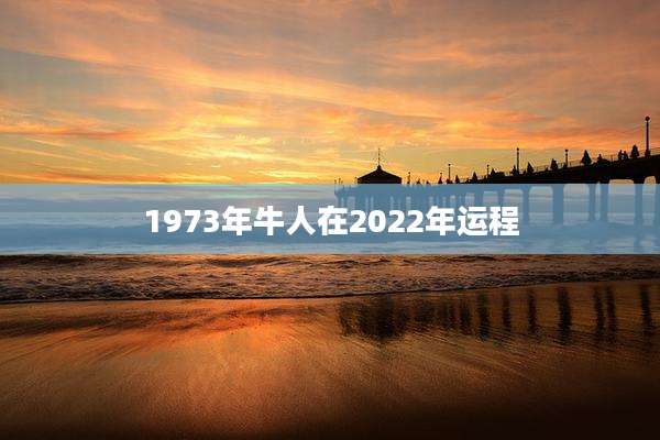 1973年牛人在2022年运程
