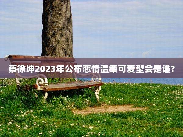 蔡徐坤2023年公布恋情温柔可爱型会是谁?