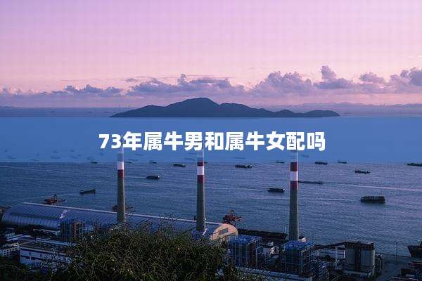 73年属牛男和属牛女配吗