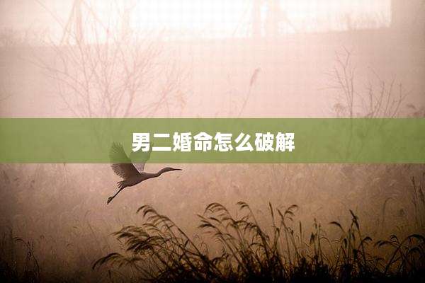 男二婚命怎么破解