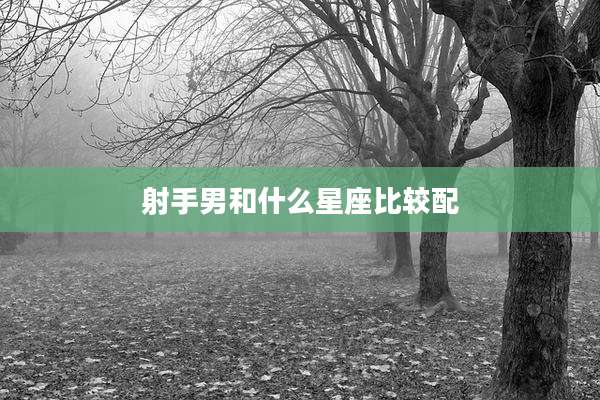 射手男和什么星座比较配