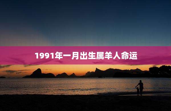 1991年一月出生属羊人命运